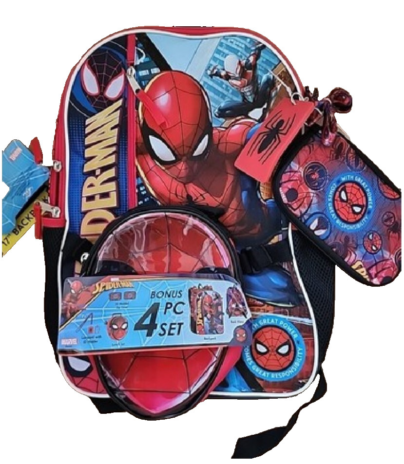 MARVEL THE AMAZING SPIDER-MAN Backpack! 17 Inches Never Used