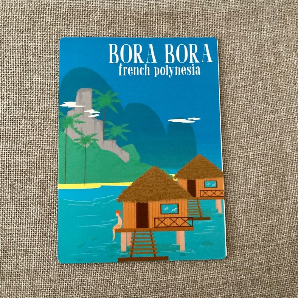 Colorful Bora Bora Magnet