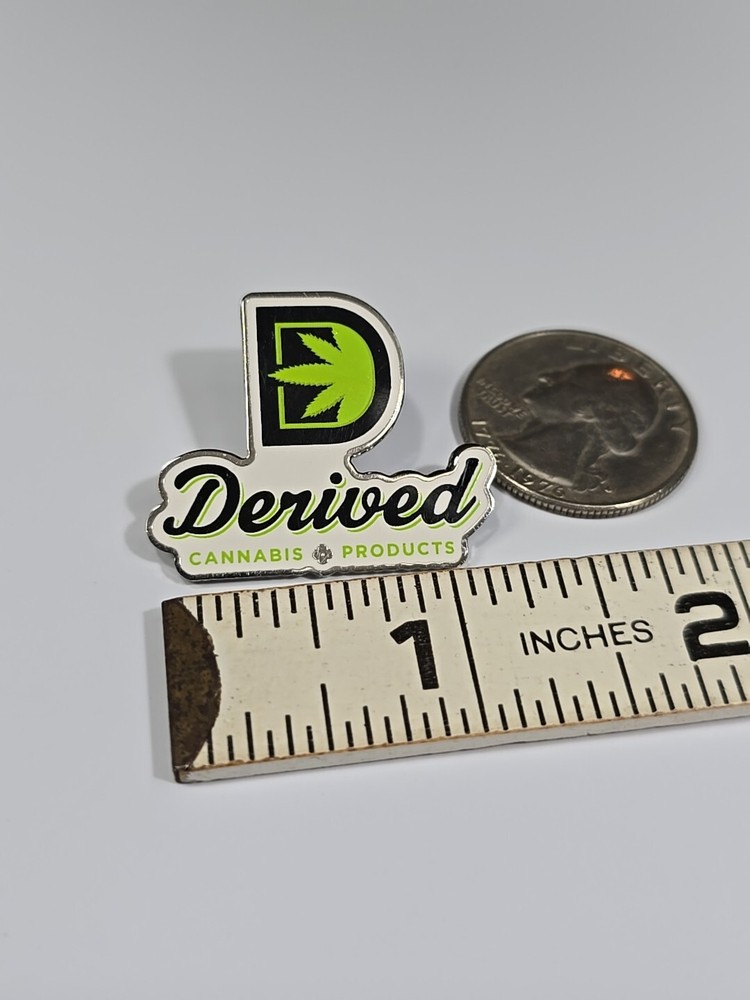 Derived Cannab!s Products Lapel Pin