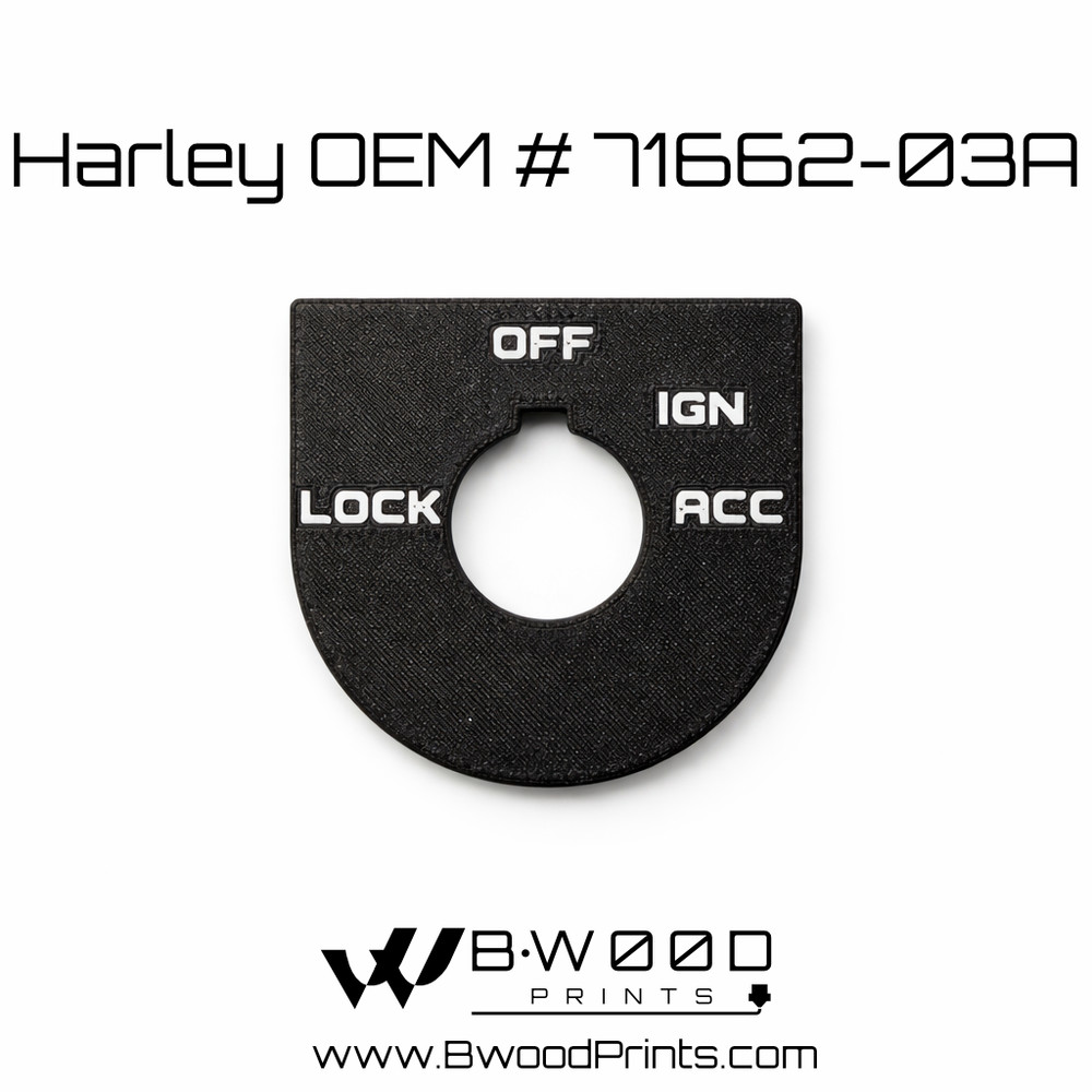 Harley Ignition Switch Plate -OEM # 71436-98 & 71662-03A