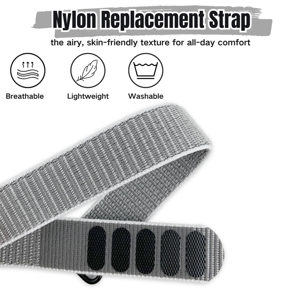 Nylon Loop Compatible with Hume Band, Nylon Replacement Strap, Soft Adjustable