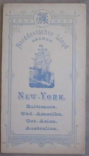 EMS (North German Lloyd) 1892 RARE