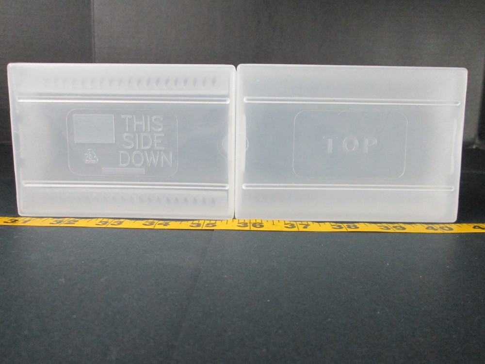 Slide Containers Lab Science Microscope Clear Lot of 2 GS