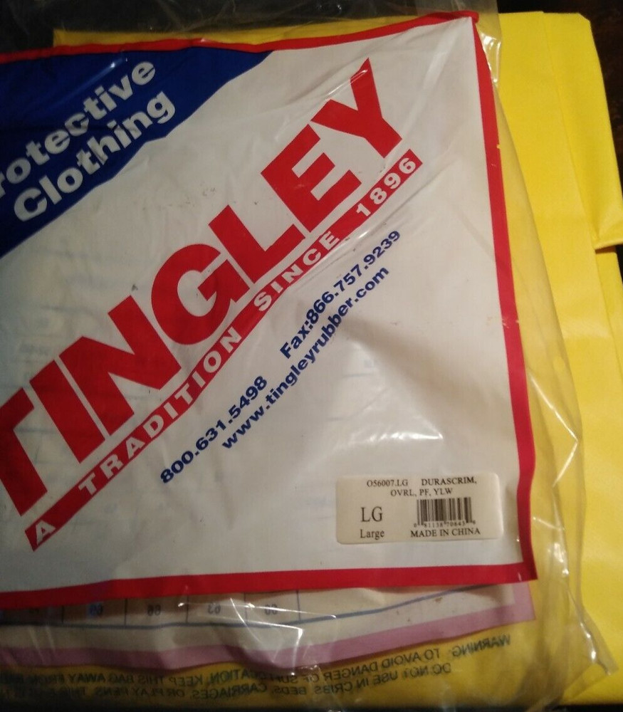 Tingley RAIN Rubber Durascrim Overalls  3XLARGE