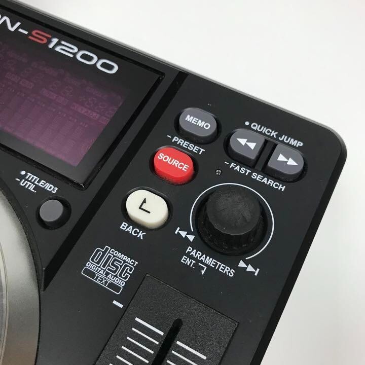 Denon DJ DN-S1200 single Portable CD/MP3 USB Player MIDI Controller