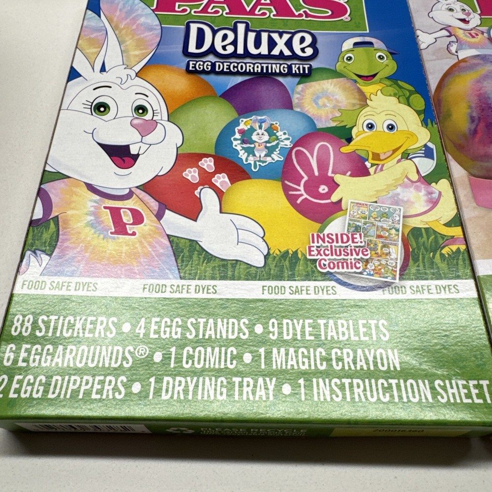 PAAS Easter Egg Decorating Kits – Color Whip & Deluxe Kit 2-Pack