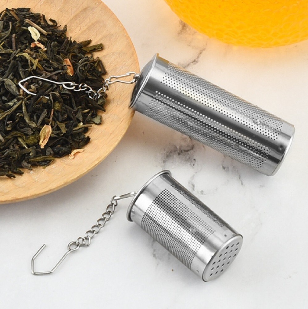2-Pack Stainless Steel Tea Infuser Ball Fine Mesh Strainer w/ Chain Hook for Tea