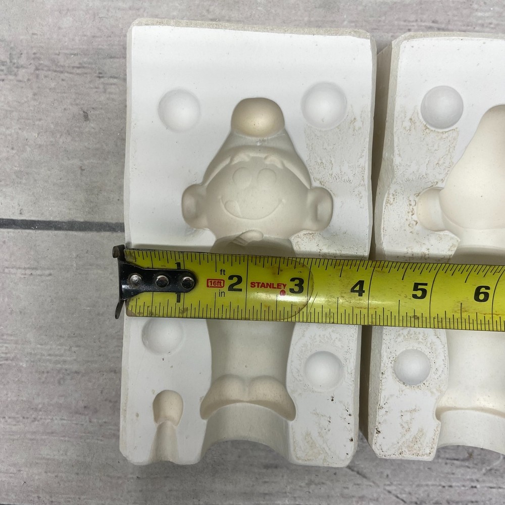 Unbranded Ceramic Casting Mold Harmony Smurf Figure ELF