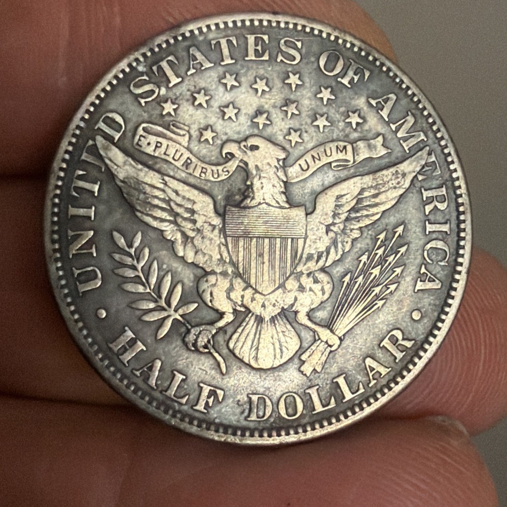 1912 BARBER HALF DOLLAR - XF DETAILS