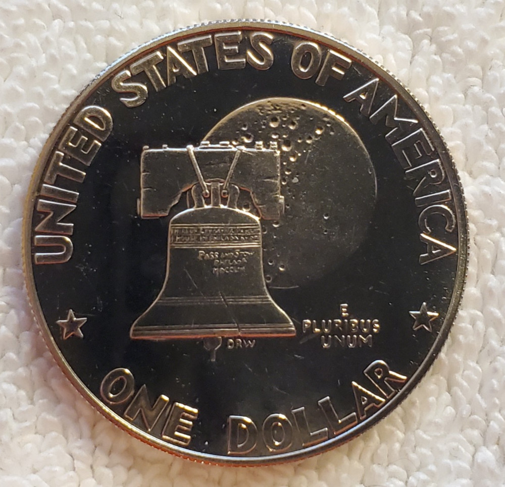 1976-S Proof Eisenhower Dollar - Type 1 (Clad Proof) - US Mint Uncirculated