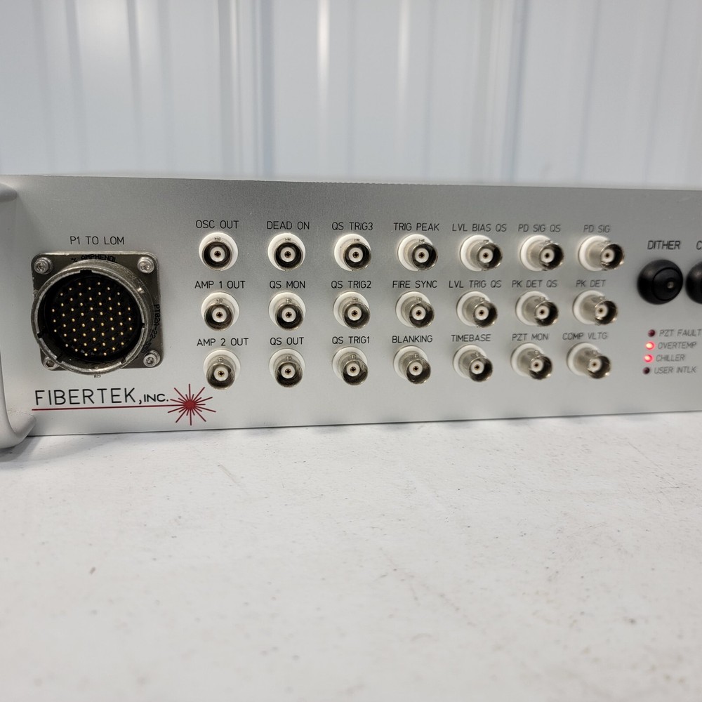 Fibertek Laser Diode Control Panel QSW Rack Mount