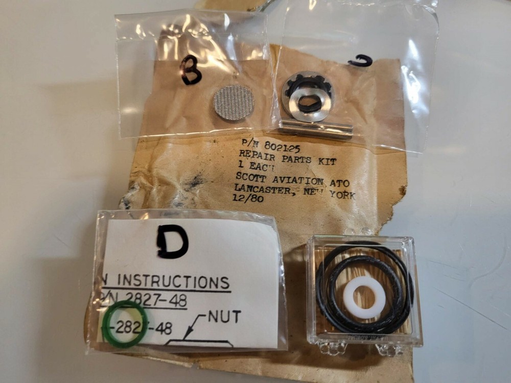 SCOTT AVIATION REGULATOR PARTS KIT 802125