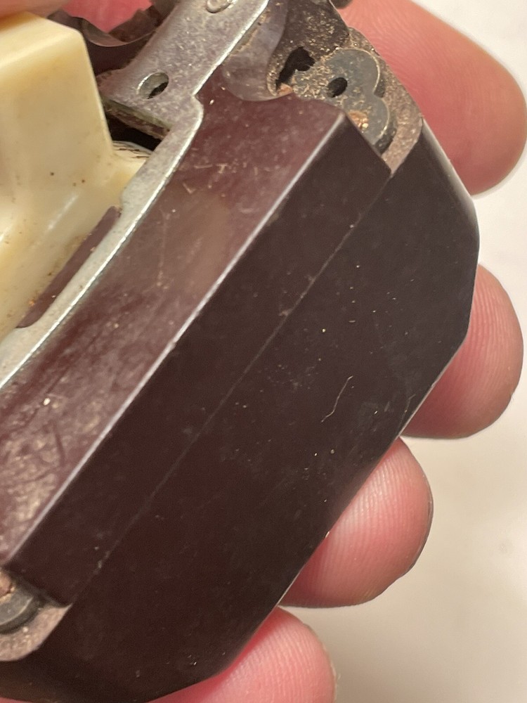 Vintage Hubbell Single Pole Bakelite Electric Switch