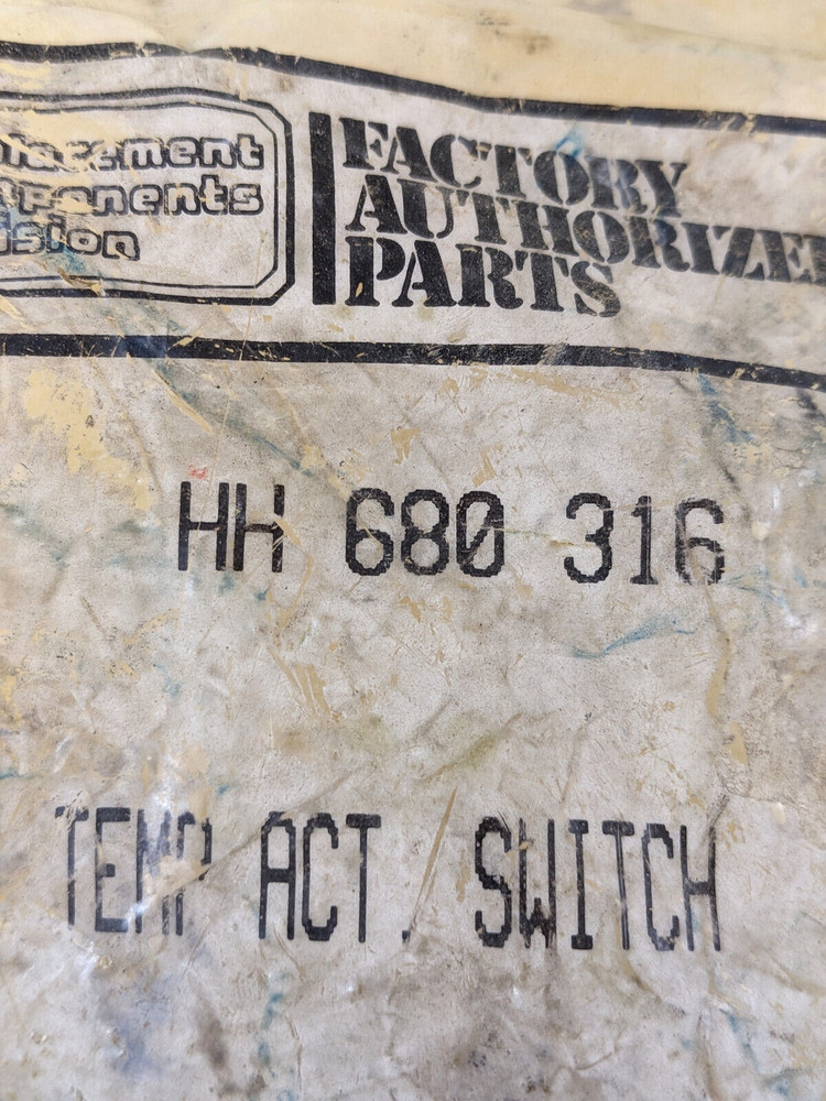 Carrier HH 680 316 Temp. Act. Switch