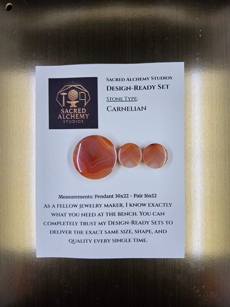 Circle Shape - Carnelian - Design-Ready Set