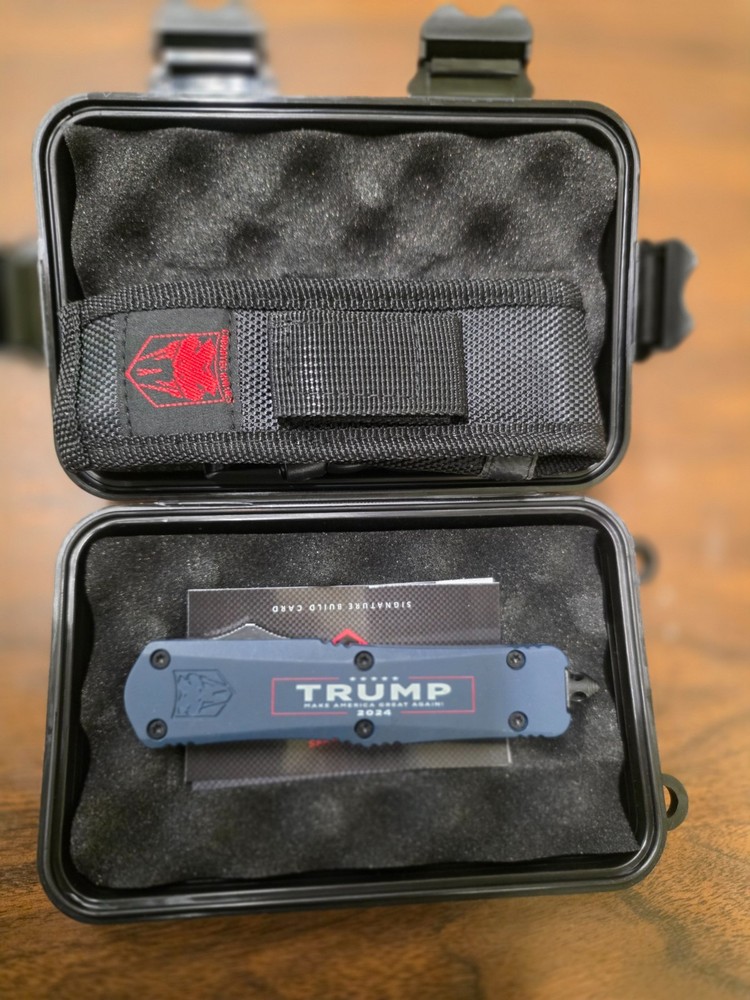 corba tech knife Trump