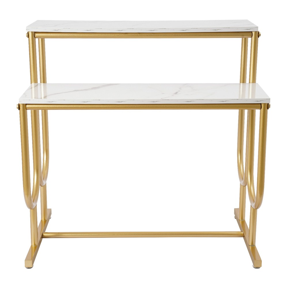 Purse Display Stand, Free Standing Handbag Display Stand, 2 Tier Display Table