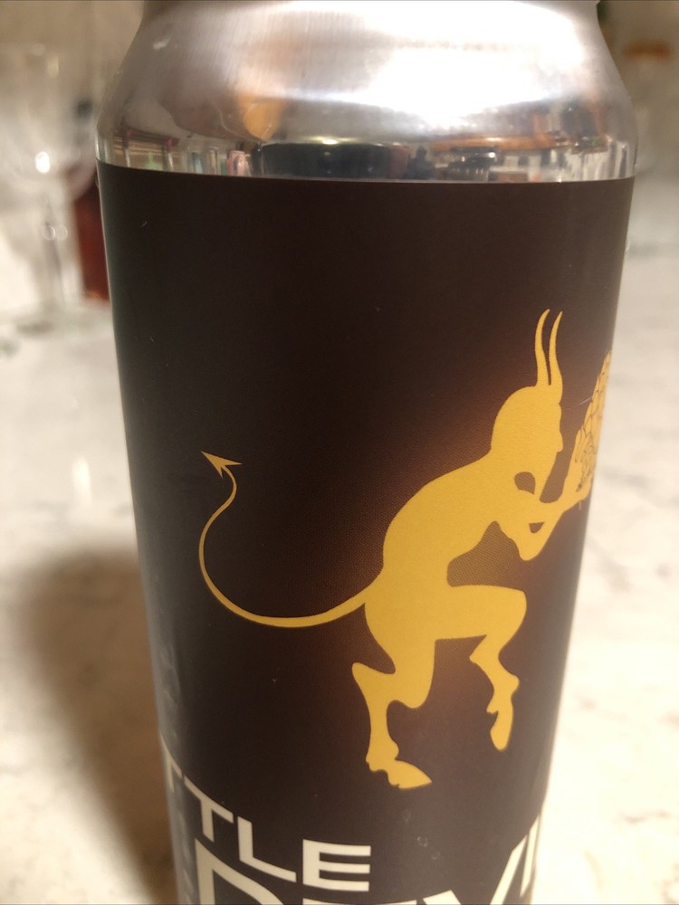 Beer Can Little Devil Awesome Graphics Opened / Bottom Hellboy?