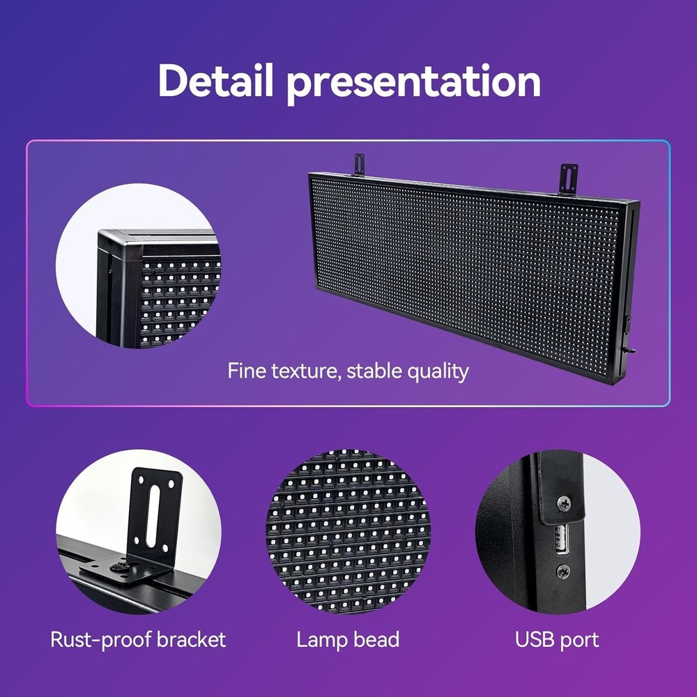 V-SEK P10 Digital Signage Displays Advertising Screen Software Programmable