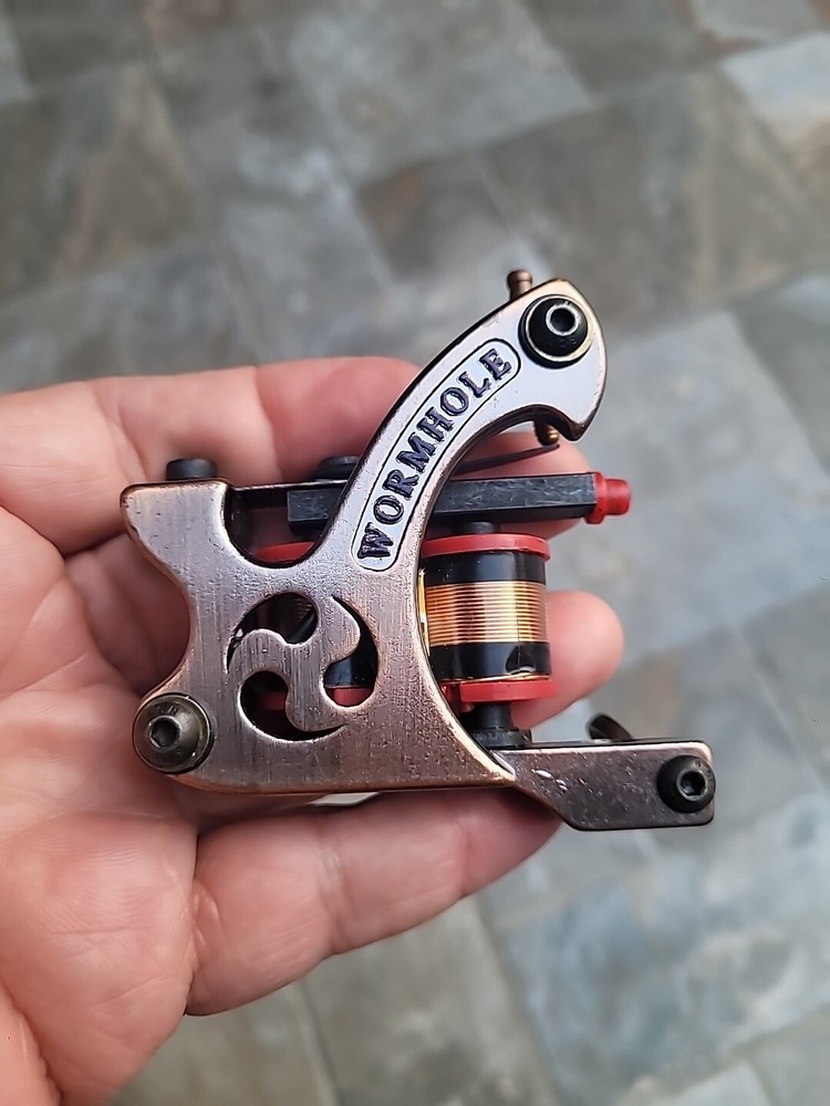 Wormhole Double Coil Tattoo Machine Unit Only Thread Cutter