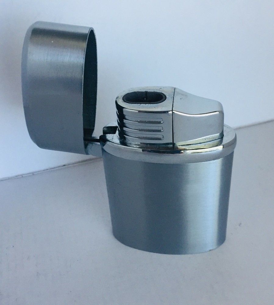 Silver/Gray Double Torch Lighters Twin Flame Refillable without Gas (Random)