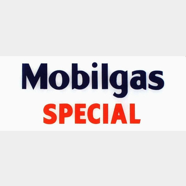 Mobilgas Special Flat Ad Glass (AG413) - SEE DESCRIPTION