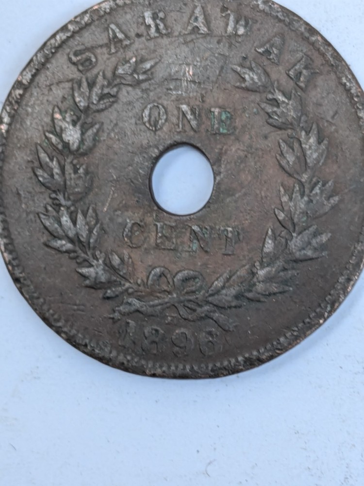 Sarawak 1896 H cent