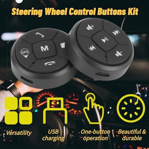Bluetooth Steering Wheel Control , Steering Wheel Button Controller, USB