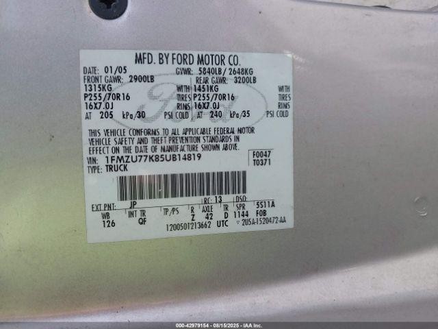 Used Headrest fits: 2005 Ford Explorer Grade A