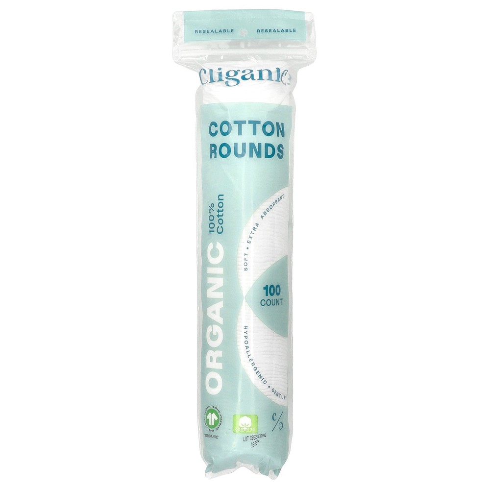 Organic Cotton Rounds, 100 Count