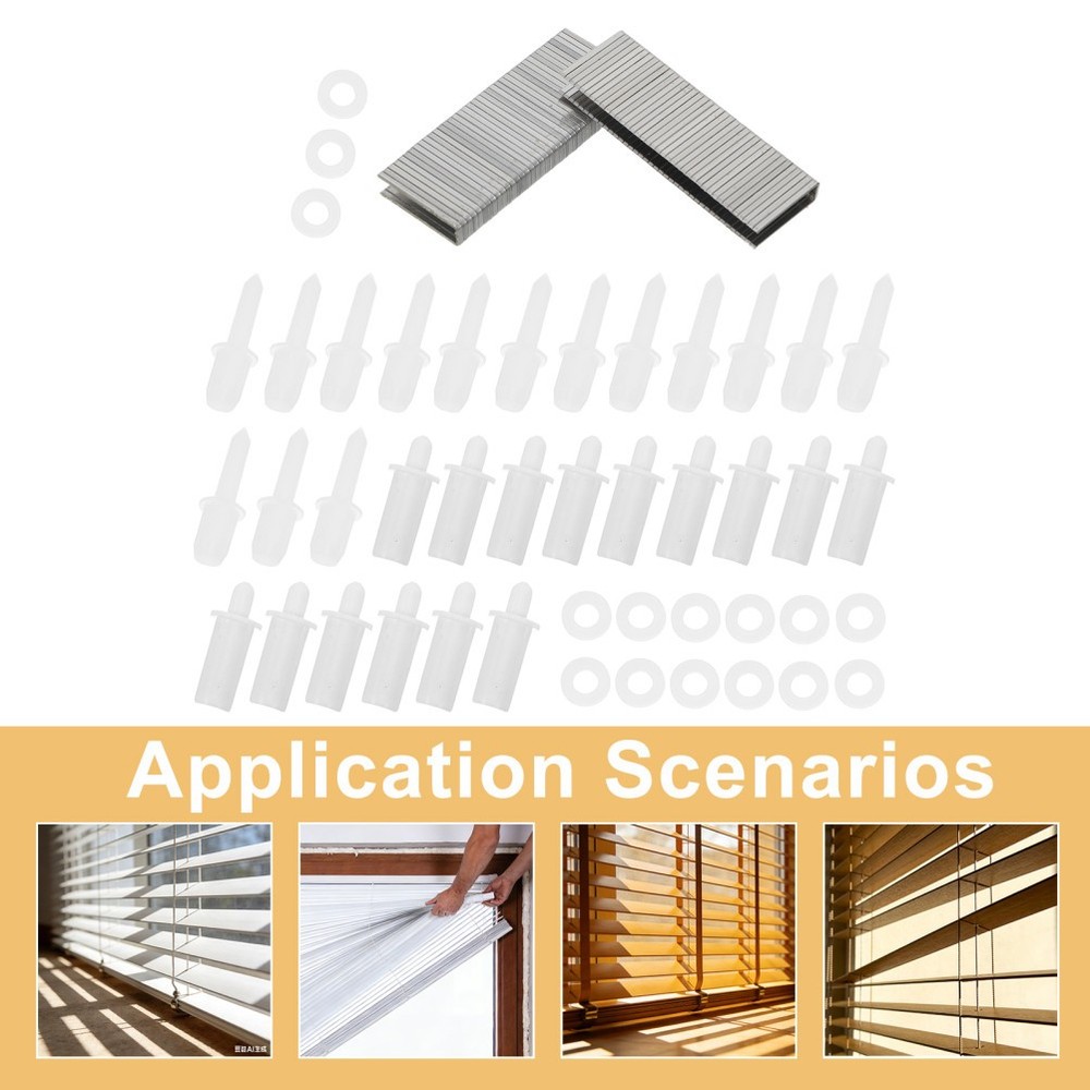 Blinds Repair Tools Plastic Shutter Parts Telescopic Replacement Pins Kit