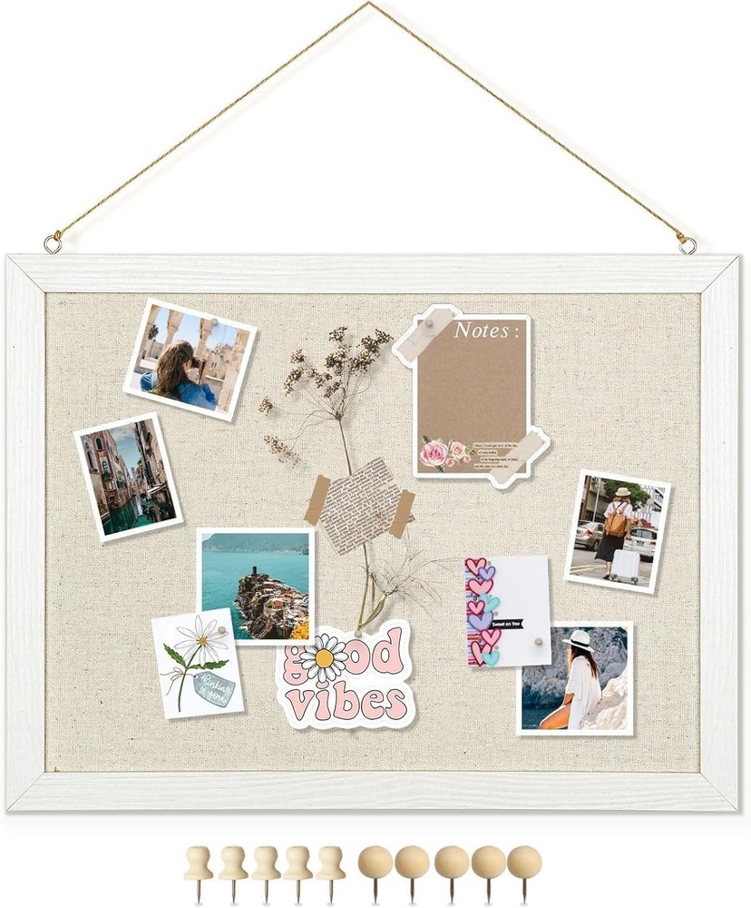 Small Framed Cork Bulletin Board