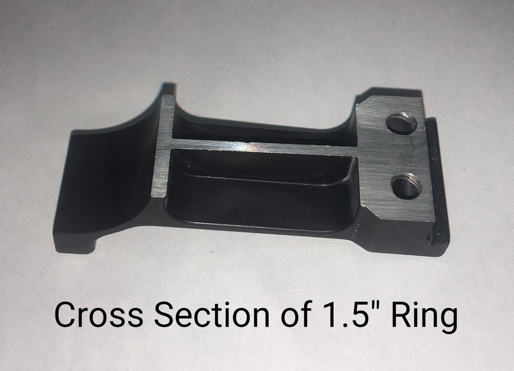 Scope Rings for Davidson/Kelbly Base (3/8")