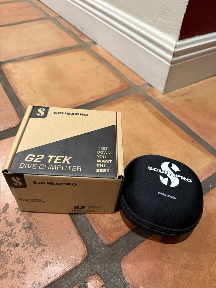 Scubapro G2 Tek Wrist Dive Computer, Blue/Black