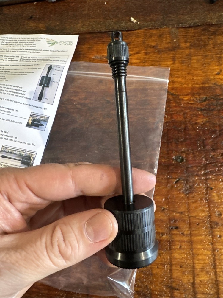 Fowltek Outdoors Tekplug For Benelli SBE 1, 2, 3 & M1 & M2 Models. Cap & Plug