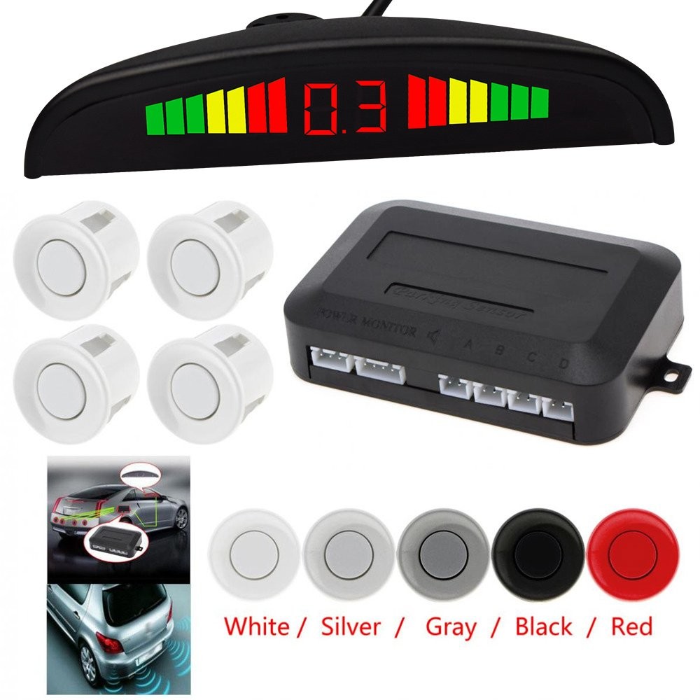 Car Reverse Backup Radar System Reverse Parking Car Vehicle Backup Auto Radar...