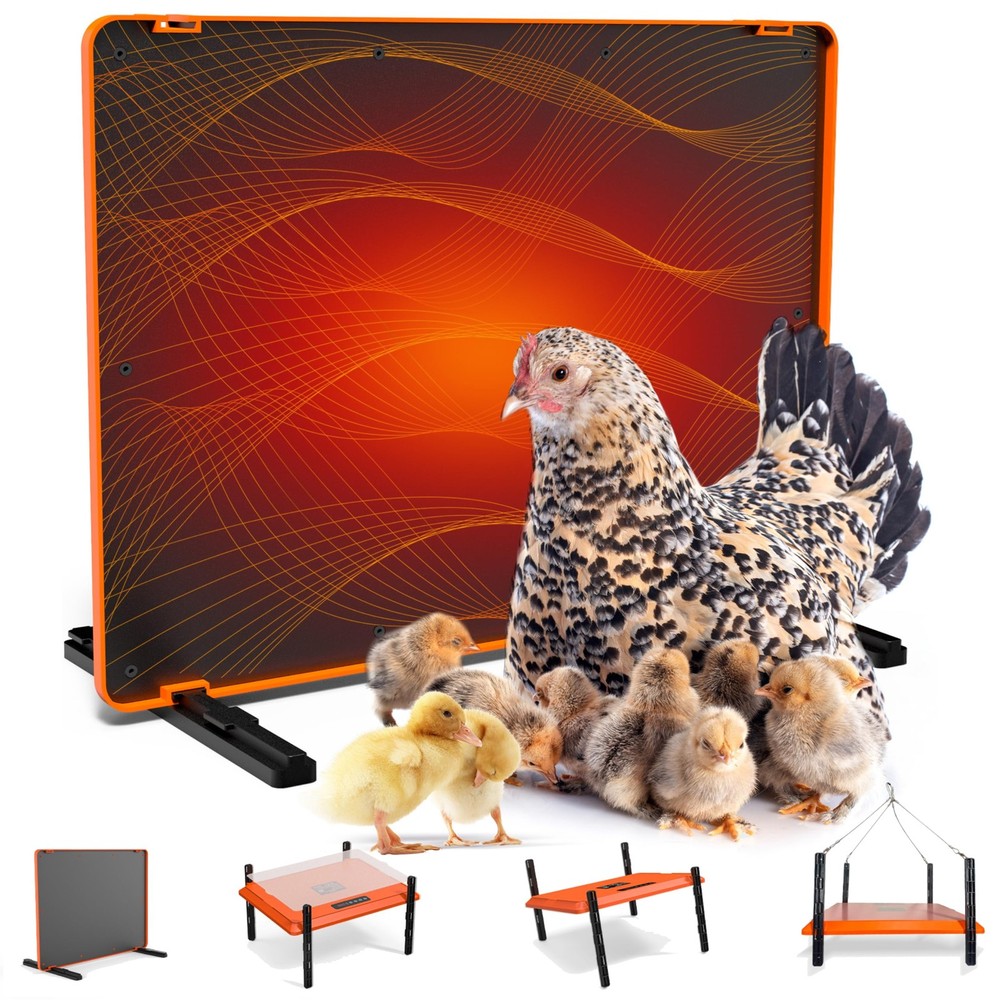 Smart Chick Brooder Heating Plate, 12"x16" Brooder Heat Plate for 20 Chicks, ...