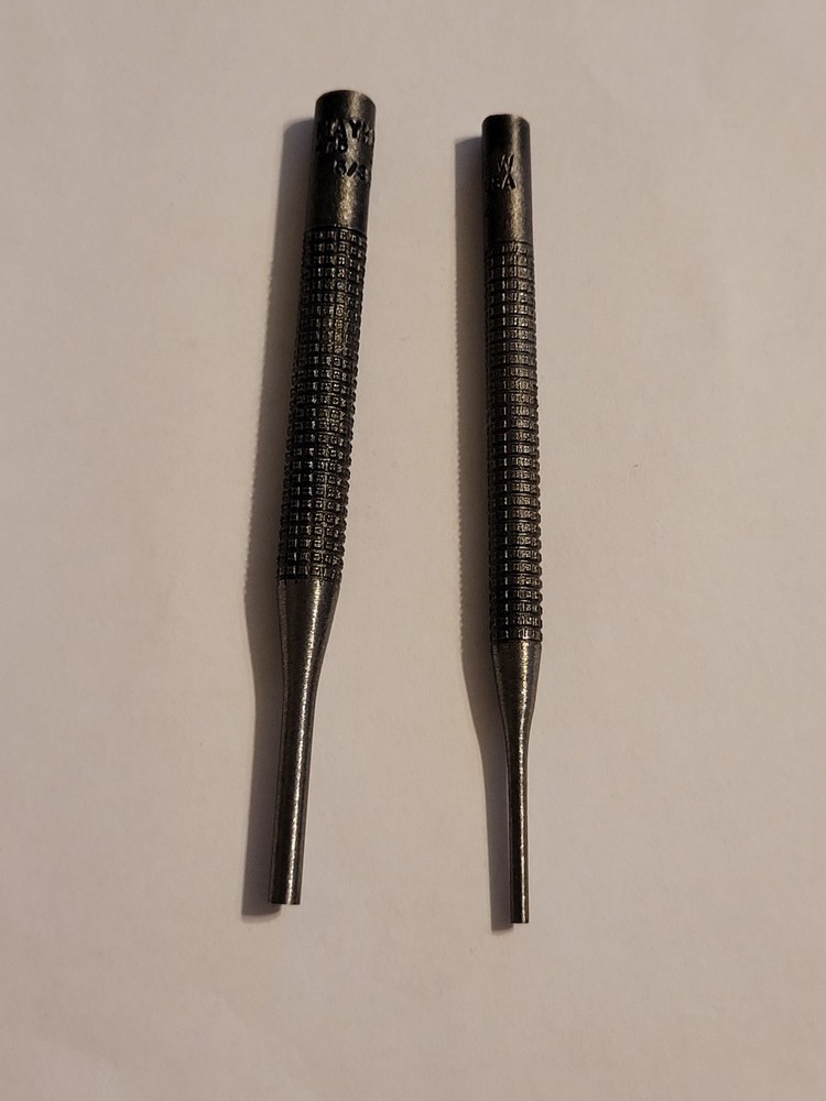 2pcs Mayhew Tools Punch, Model # 475  Size 5/32 +3/32