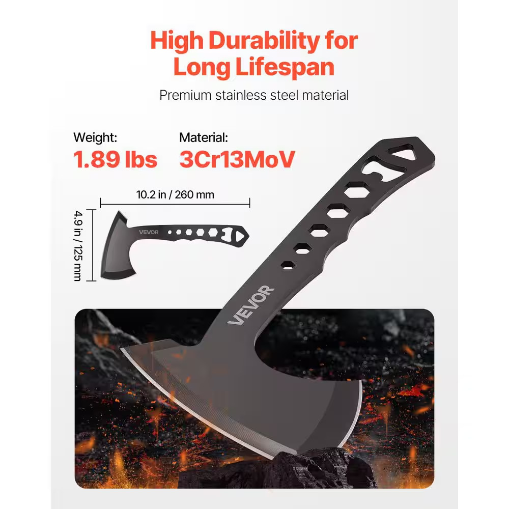 Throwing Axes and Tomahawks, 3-Pack Axe Throwing Hatchet Set, Multi-Functional H