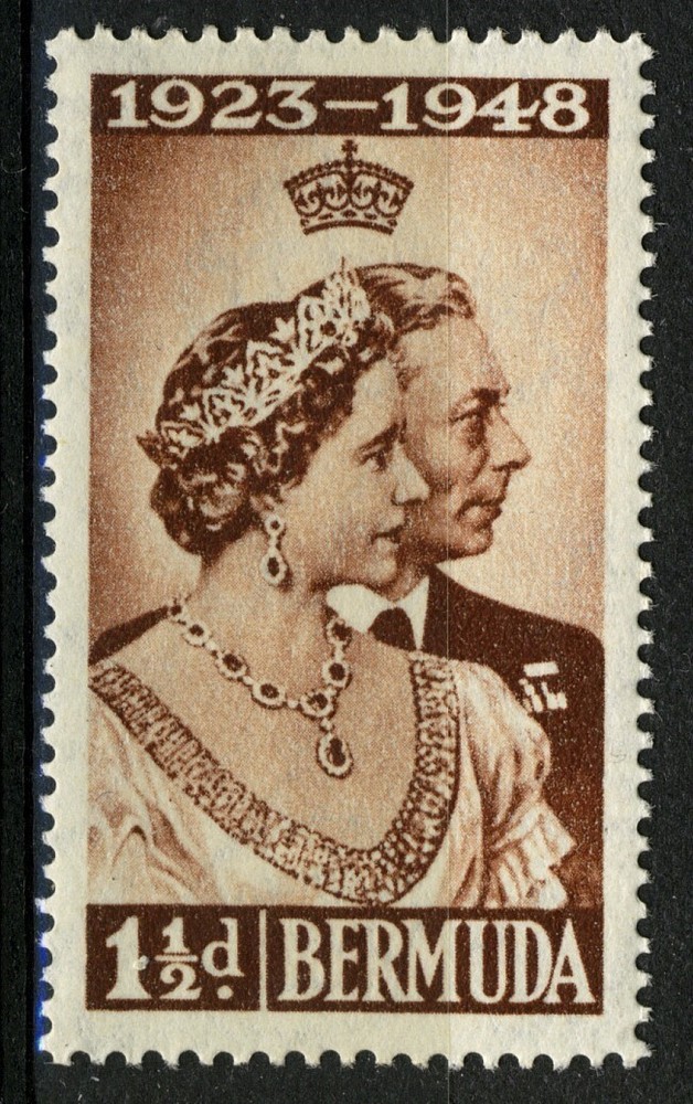 Bermuda 1948, 1,5d Silver Wedding MNH, Mi 120