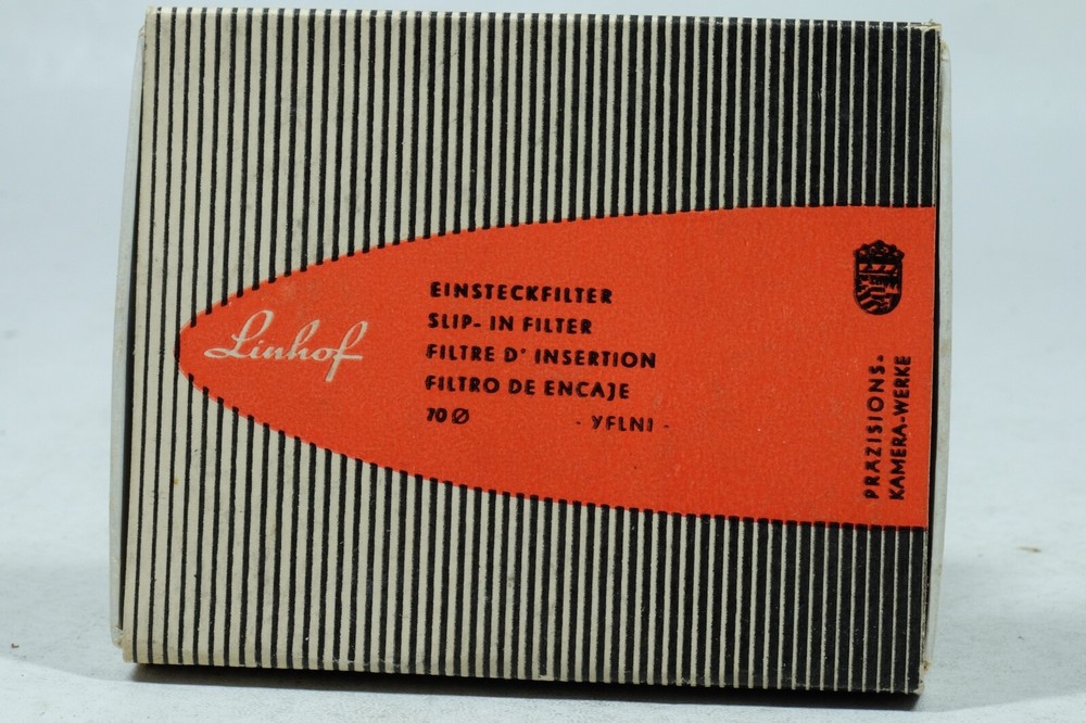 Linhof 70 slip in filter R1.5 Conversion Filter in BOX