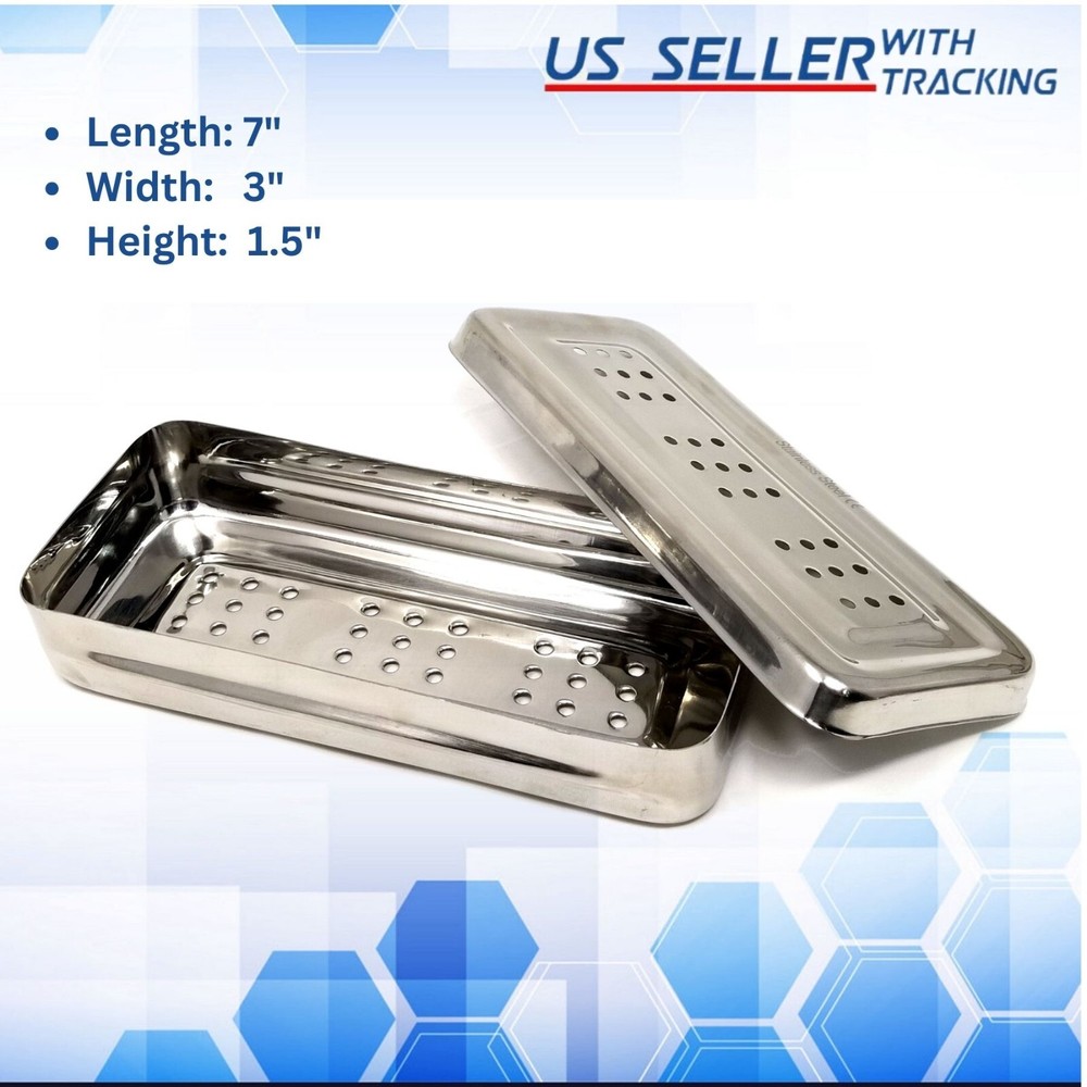 Dental Surgical Instruments Empty Sterilization Box for Surgical Implant Tools