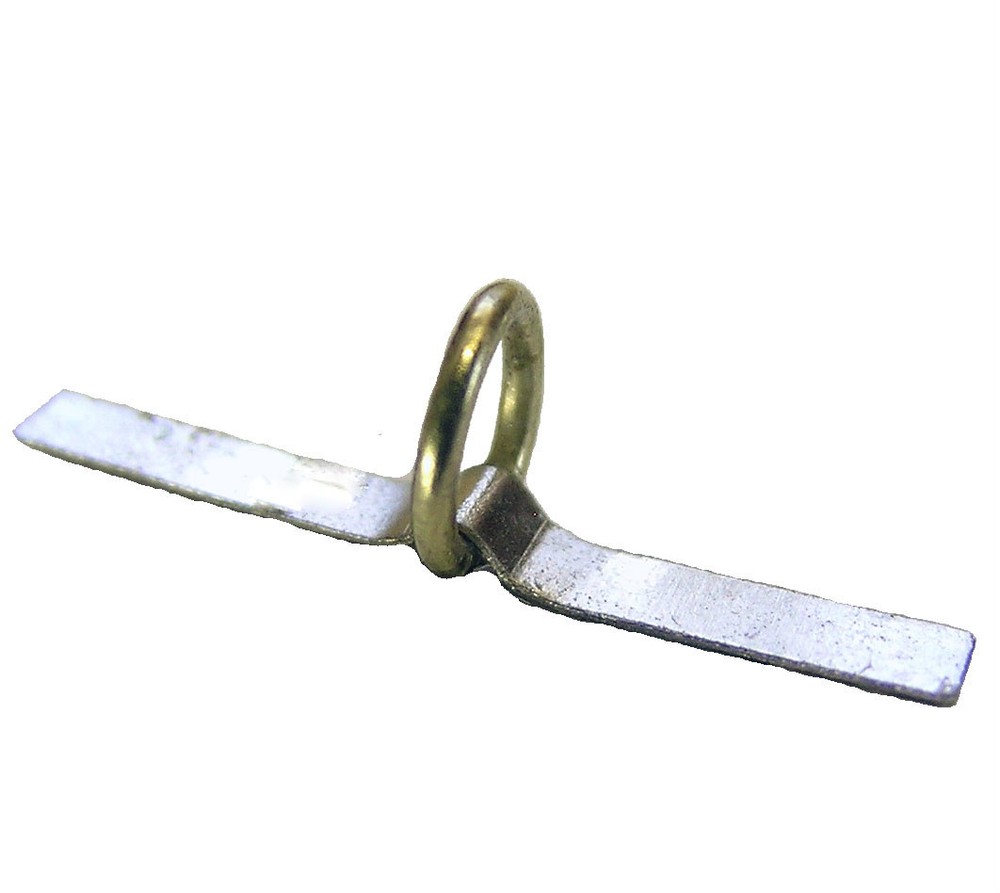 FIVE (5) CLASSIC FOLDING HOOK KEEPER STRAP AND RING STYLE  GOLD