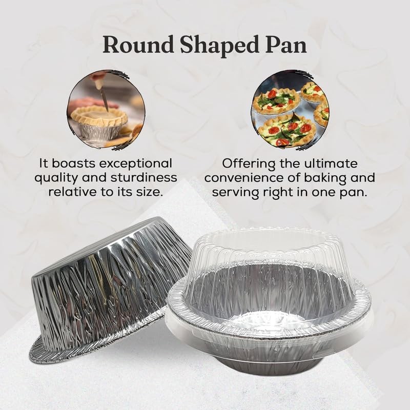 Durable Packaging Disposable 5 3/4" Aluminum 5 3/4 " 14 oz capacity, Silver
