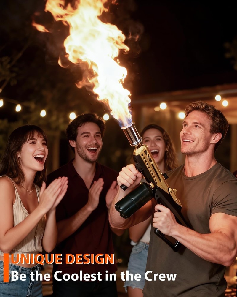 Powerful Propane Torch Gun, Flame Thrower Gun & Efficient Ignition, Kitchen T...
