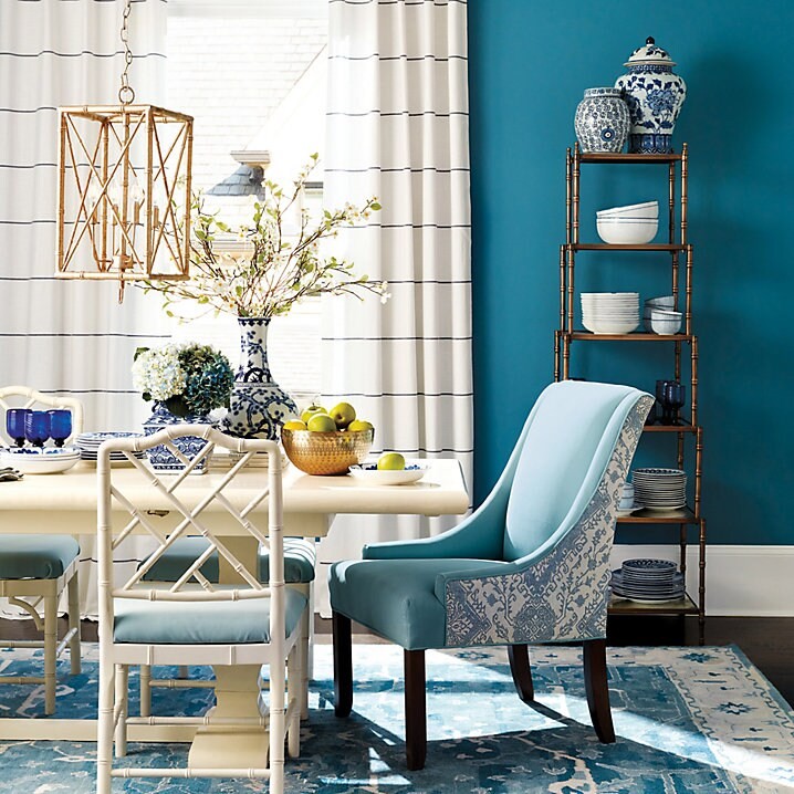 Ballard Designs Bamboo Rectangular Pendant, Small