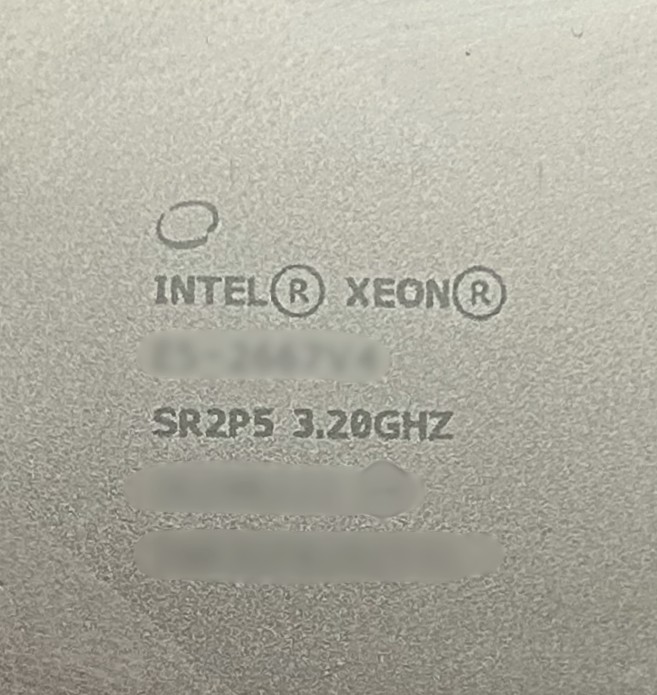 Intel Xeon E5-2667v4 8 Core 3.2GHz 25MB CPU Processor SR2P5 w/ Thermal Grease