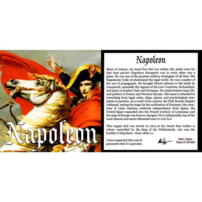 Napoleon's Authenticated Signature Coin from Java (Budget Box Edition) 🇮🇩