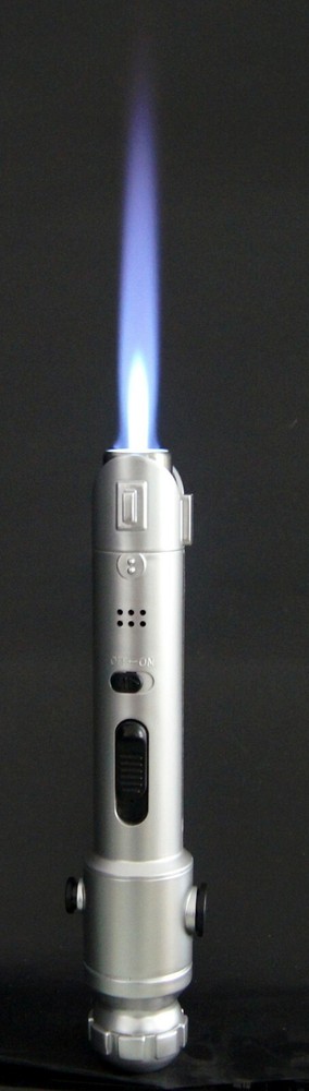 Ever Tech Saber Cigar Torch Lighter 8.1" Height Single Adjustable Jet Flame