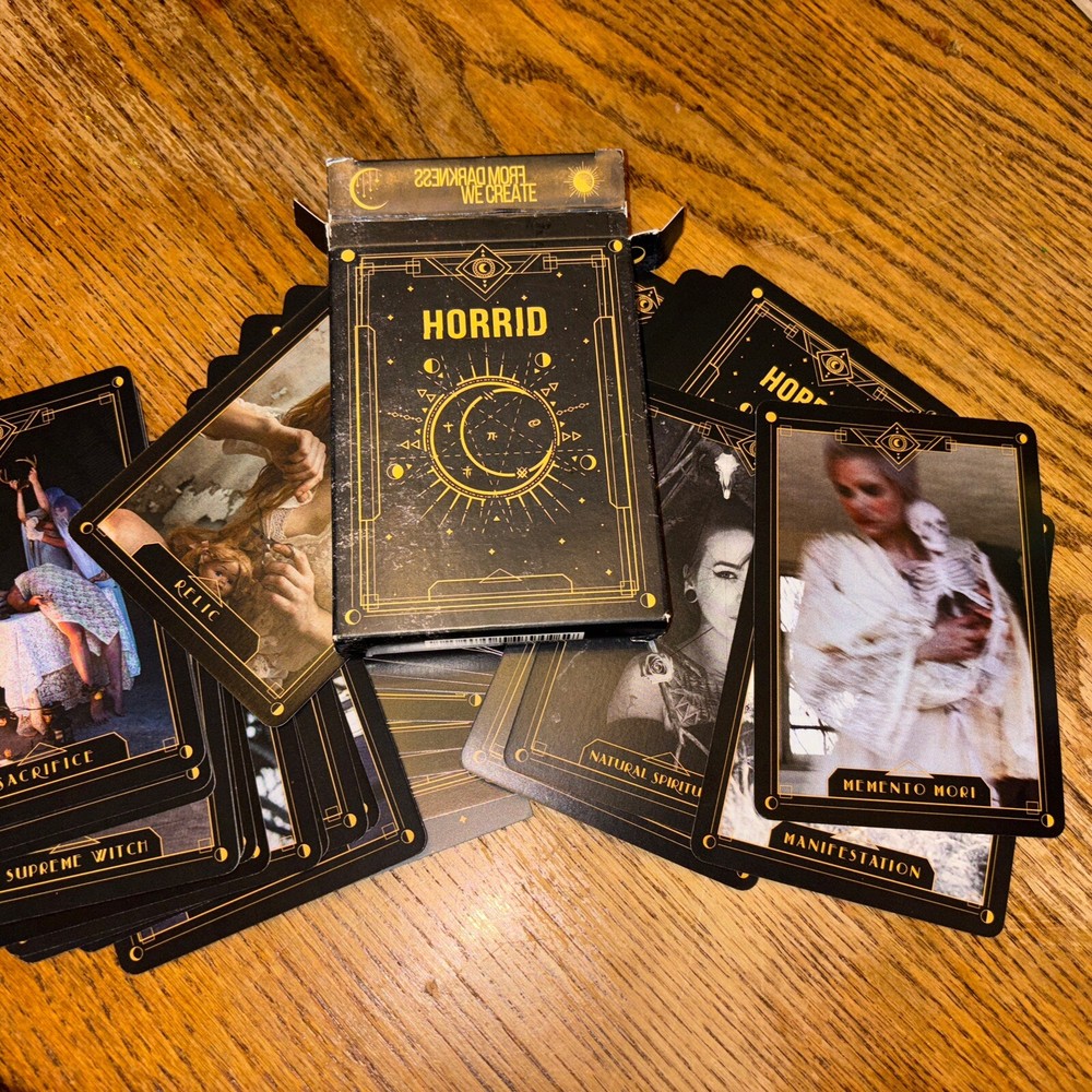 Horrid From Darkness We Create Oracle Deck 33 Photographic By Emerald Boss